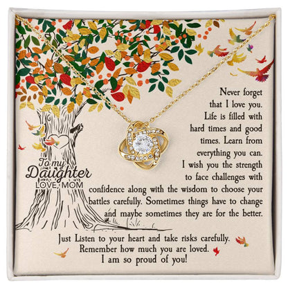 To My Daughter, From Mom. "Never Forget That I Love You -Tree Revised"