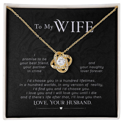 Gift to Wife - "I promose to be your best friend"