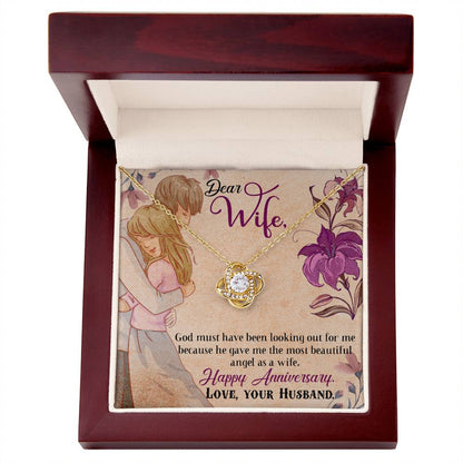 Gift to Wife - "The Most Beautiful Angel As A Wife" Anniversary Gift