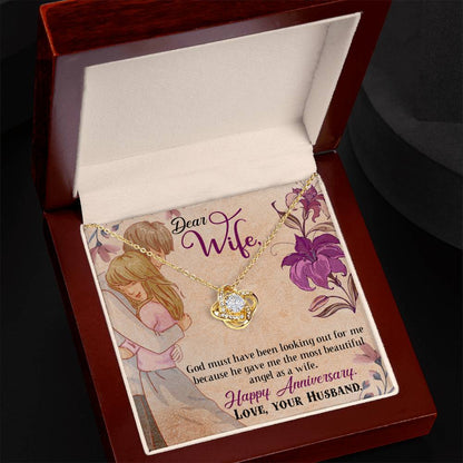 Gift to Wife - "The Most Beautiful Angel As A Wife" Anniversary Gift