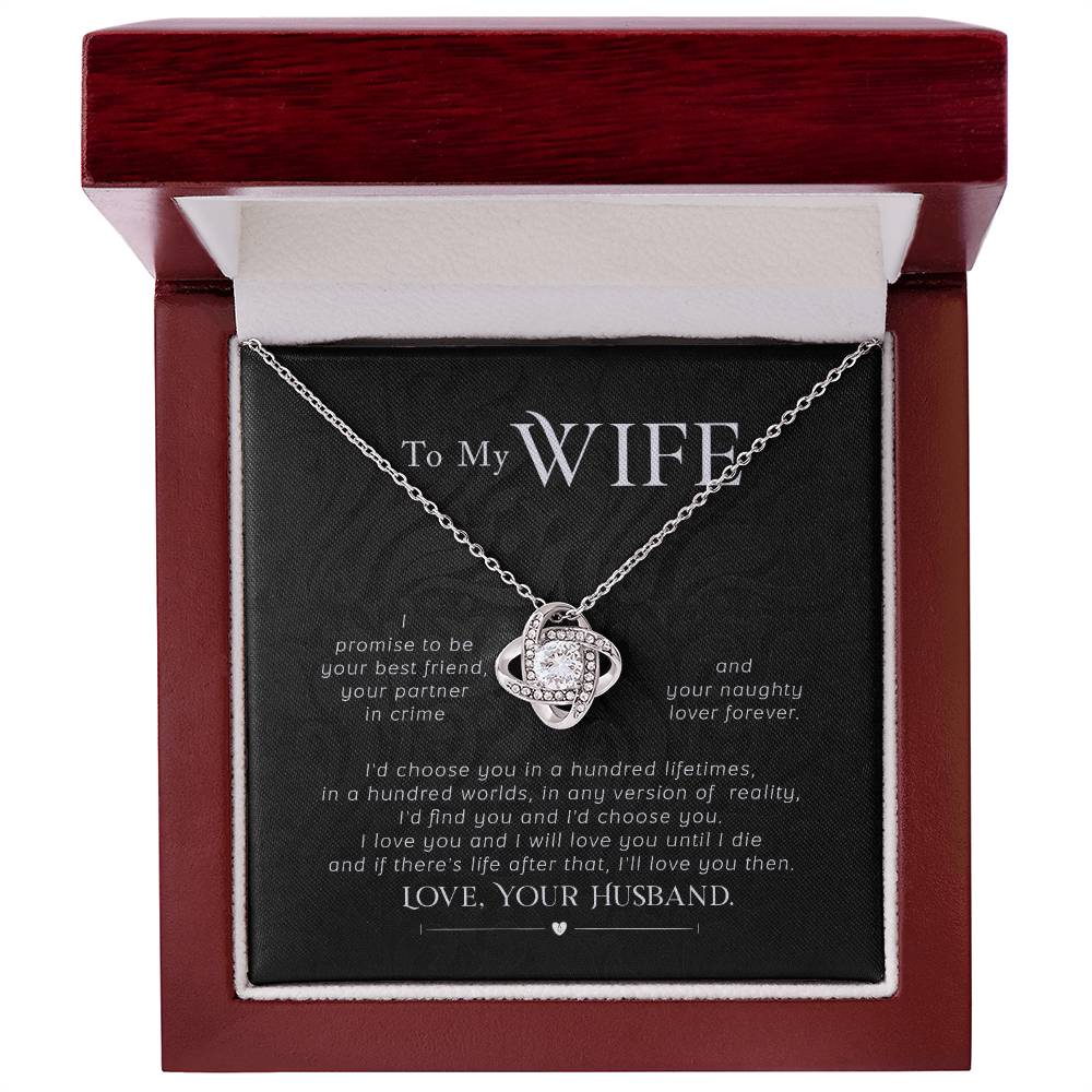 Gift to Wife - "I promose to be your best friend"